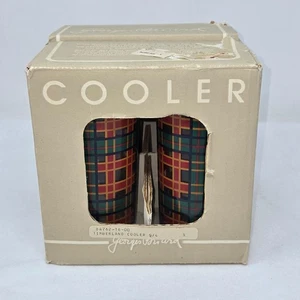 Vintage George Briard Timberland Kühler Longdrinkgläser Becher 4er Set Weihnachten - Bild 1 von 9