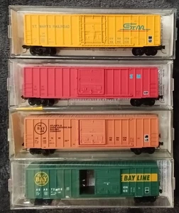 Micro Trains Line N 4x Boxcar Pir Diem Wagen Neu - Bild 1 von 3