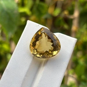 Natural Citrine Heart Faceted Cut 14.9 Carat Loose Gemstone For Making Jewelry - Picture 1 of 5