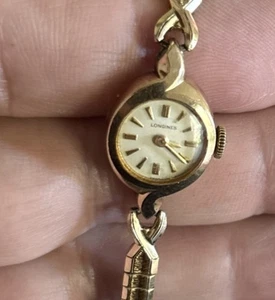 Vintage Longines 10k Gold Filled Ladies watch Working 17 Jewels - Picture 1 of 10