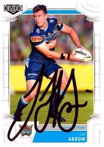 ✺Signed✺ 2020 GOLD COAST TITANS NRL Card JAI ARROW - Bild 1 von 3