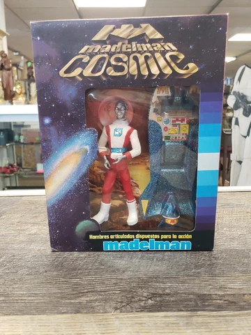 Holy Grail Toy - Very Rare Madelman Cosmic Action Figure - Silver Spaceman Cover