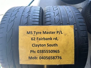 2 X 255 35 19 Bridgestone Potenza S001 R.f % 70 Tread.Fitting.Freight.Available - Picture 1 of 1