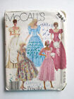 McCall's 2344 Vintage 1986 PRISCILLA Drop Waist Full Skirt Gown Sz20 Bust 42 CUT