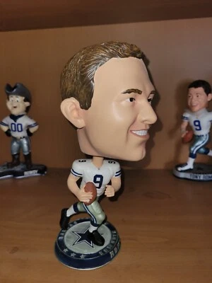 RARO Tony Romo Big Head Dallas Cowboys Bobblehead Bobble Legends Field Difícil de Encontrar Foto 1 de 4