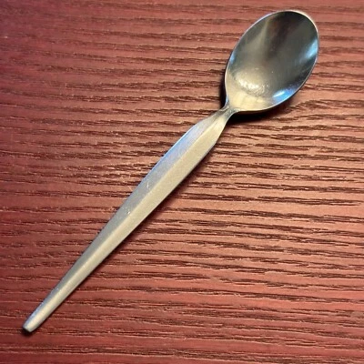 "Cucharadita vintage de acero inoxidable LUCKY WOOD 18/8 MM CM 5 1/2""" Foto 1 de 4