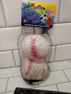 aqua ez sports splash ball ( baseball ) 2 pack ships FREE! - Picture 1 of 7