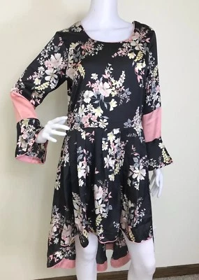 Blusa feminina Kurti de seda estampada designer paquistanês GG - Imagem 1 de 4