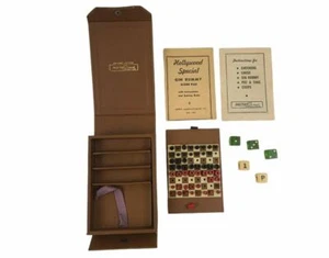 Vintage Metro Games Travel Leather Box Checkers Chess Dice Manual Incomplete Set - Picture 1 of 9