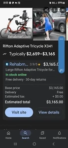 Rifton Adaptive Tricycle X341 - Picture 1 of 5