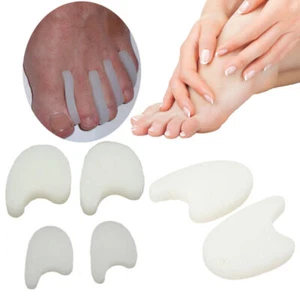 2×-20× Foot Protector Spacers A Silicone Gel Toe Wedge Separators Polymer Pad - Picture 1 of 4