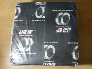 PR44142L PR4414R Prime Choice Drilled & Slotted Brake Rotors - Front Right Left - Picture 1 of 4