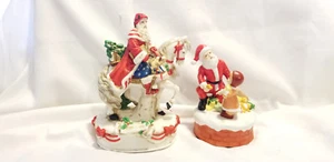 Antico Biscotto in porcellana Babbo Natale a cavallo 1992,circa 1895 più *BONUS - Foto 1 di 9