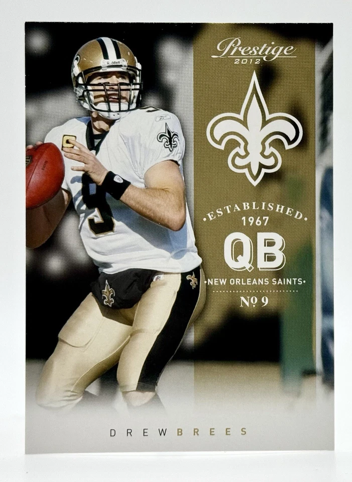 2012 Panini Prestige #114 Drew Brees New Orleans Saints - Image 1 of 2