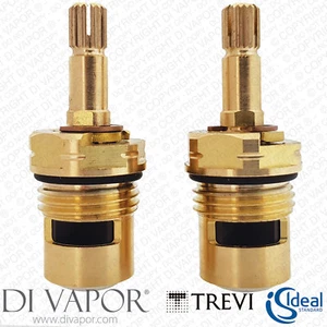 S960025NU 2er Pack Ideal Standard/Trevi 1/2" Keramikscheibe Durchfluss Kartusche 1/2 - Bild 1 von 4