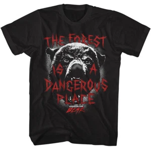 Kokainbär The Forest Is A Dangerous Place komödiantischer Horrorfilm Herren T-Shirt - Bild 1 von 5