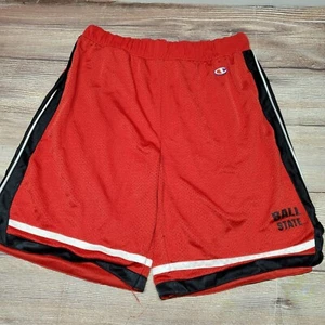 Vintage Champion Ball State Cardinals Mens Size Large Basketball Shorts - Picture 1 of 7