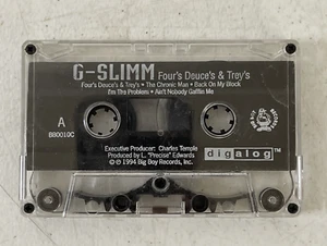 RARE G-Slimm: Four's Deuce's & Trey's - Cassette Tape ONLY - 1994 - Picture 1 of 2