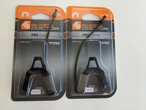 2er Pack Shock Doctor Pro Strapped YOUTH Mundschutz Smoke Alter 10 & unter 2 GESAMT - Bild 1 von 4