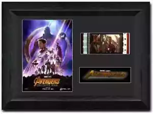Avengers: Infinity War Stunning 35mm film cell display Cast Signed S2 + COA - Picture 1 of 3