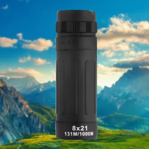 8x21 Monocular Telescope Rubber Housing Mini HD Monocular for Outdoor Activities - Picture 1 of 4