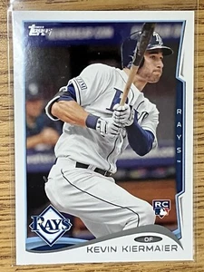 Tarjeta de novato Kevin Kiermaier 2014 Topps Update RC. Tampa Bay Rays - Imagen 1 de 2