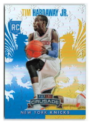 Tim Hardaway Jr. 2013-14 Panini Crusade Blue Yellow RC #91-NYK - Image 1 of 2
