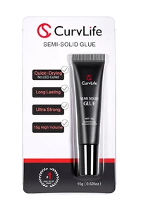 Super Strong Nail Glue 15G for Press on Nails Tips Quick Drying Semi Solid - Picture 1 of 12