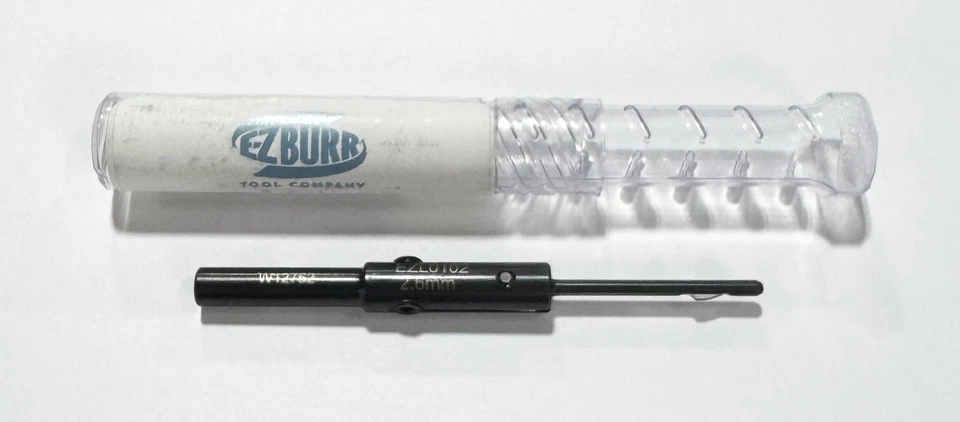 EZ Burr .012" Hole Diameter Rear Only Cutter 3-3/8" Overall, 1-1/4" Pilot Length - Image 1 of 1