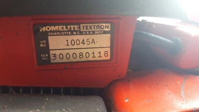 Homelite Chainsaw Textron Super XL Typ10045A 3/8 Vollmeißel  - Bild 1 von 4