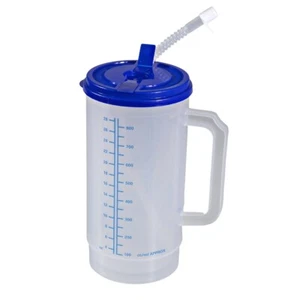 Vakly Hospital Carafe Insulated Double-Walled Water Bottle Thermos, 32 oz, 2/PK - Picture 1 of 1