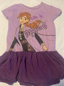 Disney Frozen II Anna Tunic 4t Purple - Picture 1 of 3