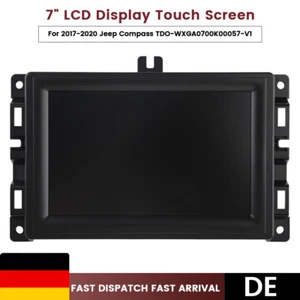 7" LCD Display Touch Screen For 2017-2020 Jeep Compass Radio Navigation Replace - Bild 1 von 10