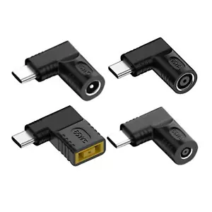 65W Dc Plug To USB Type C Fast Laptop Power Charging Adapter Plug Connector  - Picture 1 of 15