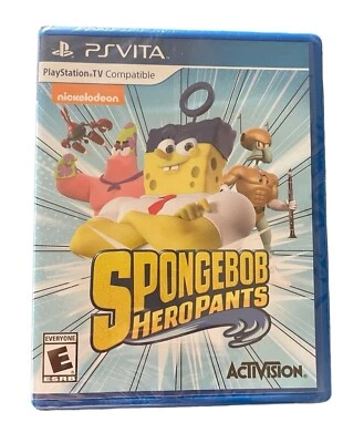 SpongeBob HeroPants (Sony PlayStation Vita, 2015) New Factory Sealed - Image 1 of 2