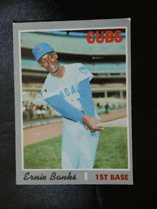 VINTAGE 1970 BASEBALL CARD ERNIE BANKS #630 - Imagen 1 de 2