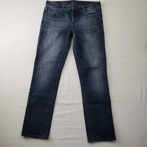 Kut From The Kloth Jeans Womens 6S Blue Denim 29x29 dark wash low rise - Picture 1 of 14