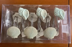 Saturday Knight Shower Curtain Hooks High Tide Light Green Set of 12 NEW - Picture 1 of 6