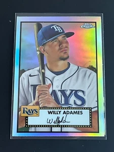Willy Adames 2021 Topps Chrome Platinum #321 Refractor Milwaukee Brewers - Picture 1 of 2
