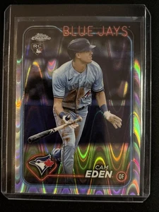 🔥Cam Eden 2024 Topps Chrome Update #USC96 Ray Wave Rookie RC Blue Jays - Picture 1 of 2