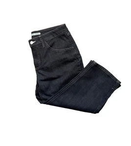 RIDERS BY LEE MID RISE CAPRI SIZE 6 M WAIST 28 INSEAM 16  SLIT LEG STRETCH 28x16 - Picture 1 of 11