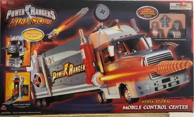 2003 Lothor 6 英寸可动人偶电力别动队忍者风暴移动控制中心 — 第 1/4 张图片