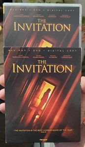 THE INVITATION 2015 BLU-RAY + DVD + SLIPCOVER + BOOKLET DRAFTHOUSE FILMS OOP - Picture 1 of 8
