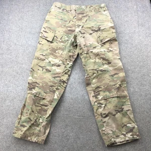 Military Pants Mens Medium Short Multicam Camouflage Cargo Ripstop - Picture 1 of 14
