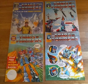 COMICS - Bundle Of X4 Transformers Comics Collection British Marvel UK  - Picture 1 of 2