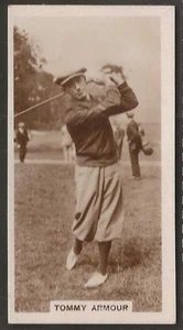 MILLHOFF-FAMOUS GOLFERS GOLF 1928-#24- TOMMY ARMOUR  - Picture 1 of 2