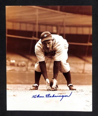Charlie Gehringer Signed 8x10 Photo Autograph JSA COA/LOA - Image 1 of 2