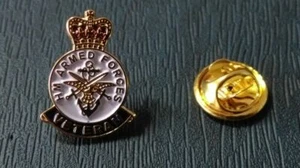 2pcs Armed Forces Day Lone Solider Veteran Day Enamel Pin Badge Brooch - Picture 1 of 5