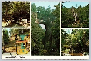 Postkarte Virginia Natural Bridge Multi-View 22C - Bild 1 von 2