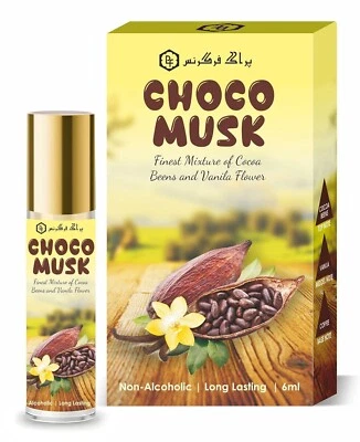 Parag Fragrances Alcohol Free Long Lasting Attar Perfume Roll-On 6ml Choco Musk - image 1 of 4